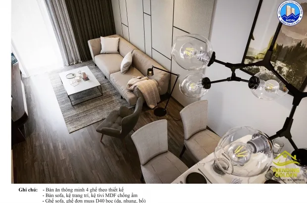 Căn hộ 75m2 thiết kế cực 'chuẩn' cho vợ chồng trẻ