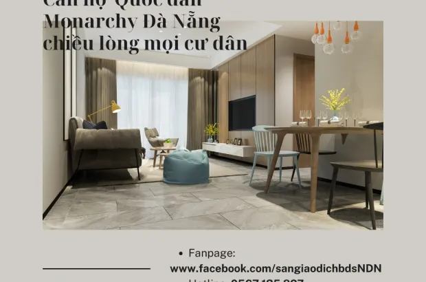 Căn hộ 'Quốc dân' Monarchy Đà Nẵng chiều lòng mọi cư dân