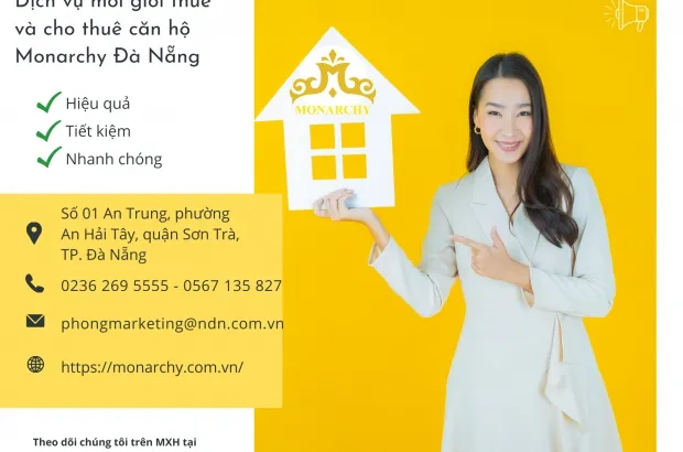 Dịch vụ môi giới thuê và cho thuê căn hộ Monarchy Đà Nẵng