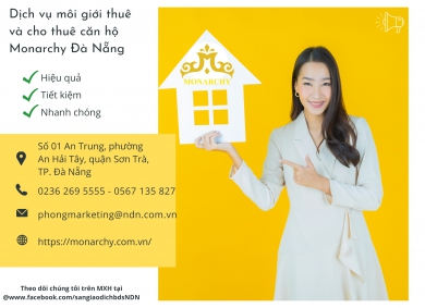 Dịch vụ môi giới thuê và cho thuê căn hộ Monarchy Đà Nẵng