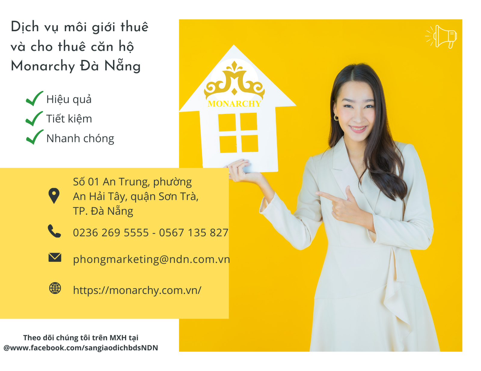 Dịch vụ môi giới thuê và cho thuê căn hộ Monarchy Đà Nẵng
