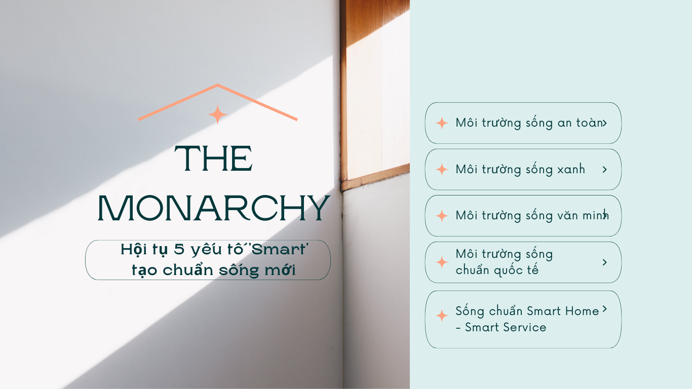 The Monarchy: Hội tụ 5 yếu tố 'Smart' tạo chuẩn sống mới